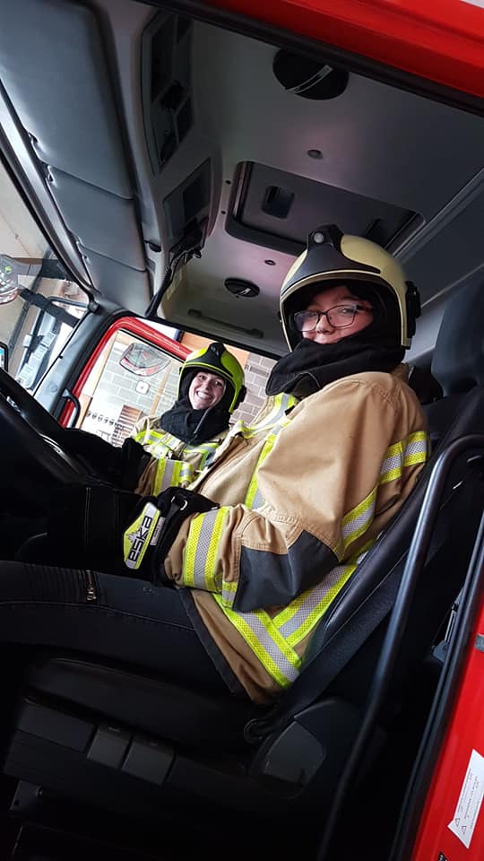 Visite de la caserne des pompiers de Limbourg. 